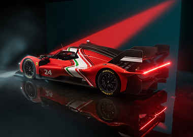 Ferrari 499P Race Car