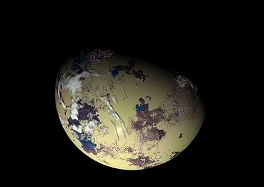 Alien Planet in Space