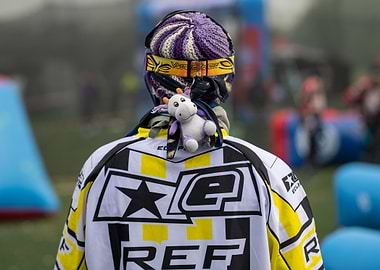 Paintball Referee with Plush Toy