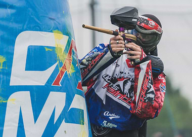 Paintball Player Action