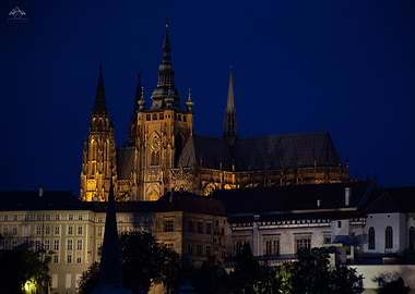 St. Vitus Cathedral (Prague Castle), Night