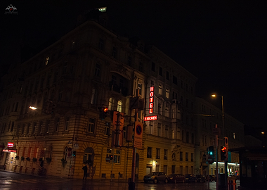 Hotel 3 Kronen at Night