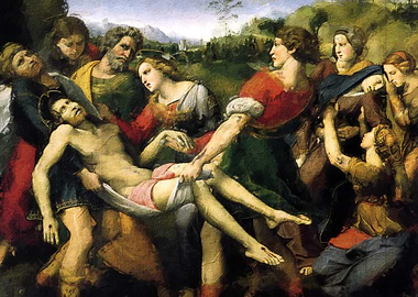 Lamentation of Christ Painting