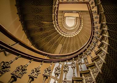Ornate Spiral Staircase