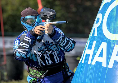 Paintball Player Action