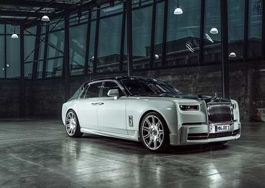 White Rolls Royce Phantom