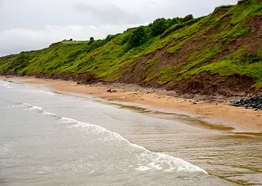 Coastal Cliffs and Sandy Beach