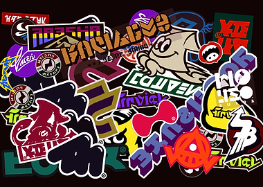 Sticker Bomb Collage