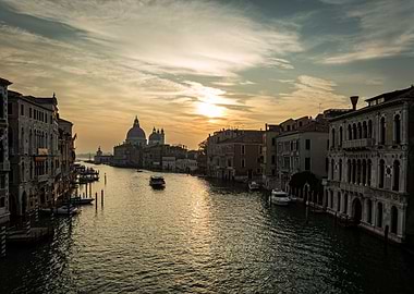 Venice Canal Sunset
