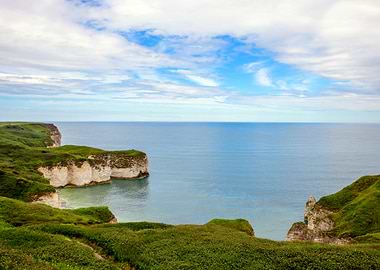 Coastal Cliffs and Sea