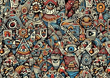 Abstract Tribal Pattern II