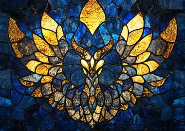 Golden Wings: Stained Glas