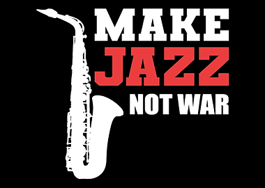 Jazz not War Punk Gift