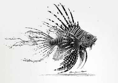 Lionfish in Motion