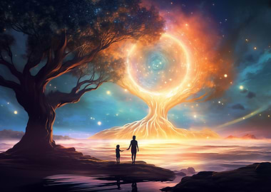 Mystical Tree of Light