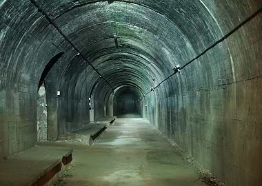 Concrete Tunnel Interior