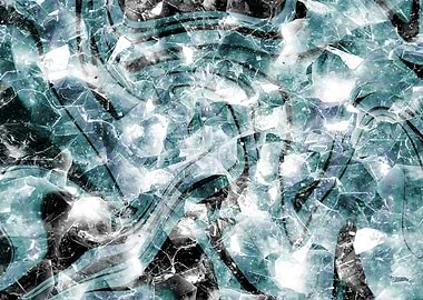 Abstract Shattered Glass