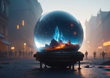 Ethereal Realm Within: Surreal Fantasy Landscape Art