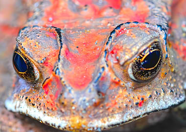 Close-up of a Toad's Eye