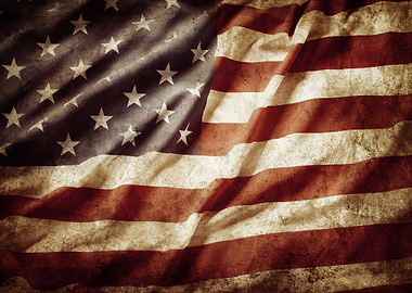 Vintage American Flag