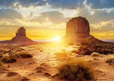 Monument Valley Sunset