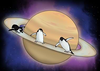 Penguins on Saturn