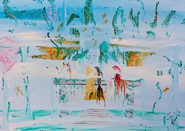 Abstract Dreamy Landscape