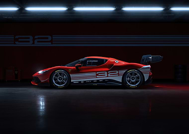 Ferrari 499P Race Car