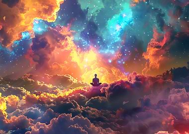 Meditation Above Clouds