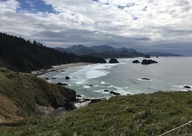 Ocean Coastline View