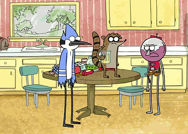 Regular Show Kitchen Scene