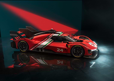 Ferrari Hypercar Race Car