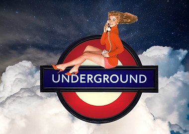 London Underground Retro Poster
