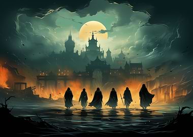 Dark Fantasy Cityscape
