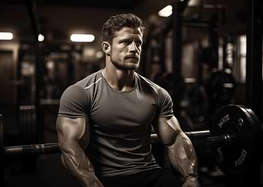 Powerful Crossfit Athlete