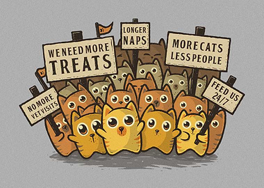 Cat Protest