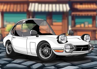 Car-icature Toyota 2000GT