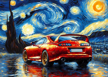 Toyota Supra MK IV Starry Night