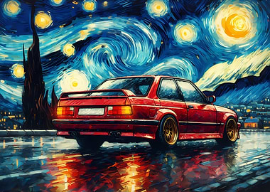 BMW E30 Starry Night
