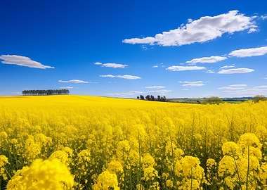 Yellow Field Landscape
