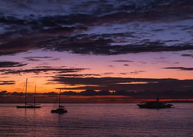Sunrise from Antibes