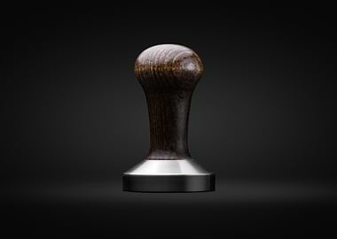 Espresso Tamper with Wooden Handle