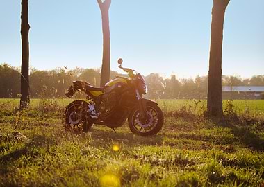 Yamaha MT-07 Motorcycle in Field