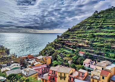 Italian Coastal Village in Cinque Terre