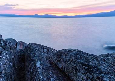 Lake Tahoe Sunset Landscape