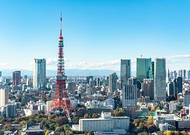Tokyo Skyline with Tokyo Tower