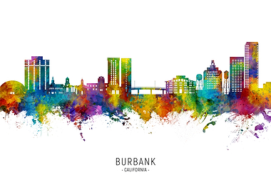 Burbank Skyline California