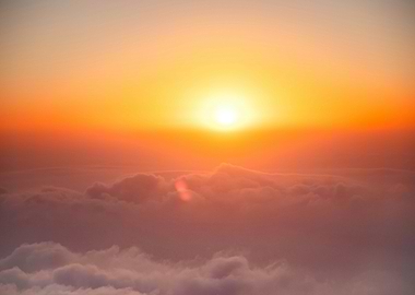 Sunset Above Clouds