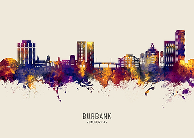 Burbank Skyline California