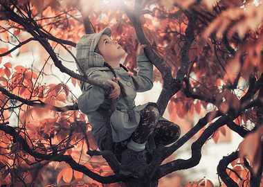 Girl in Tree